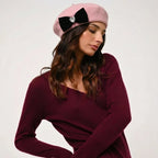 Beret Avec Noeud Papillon