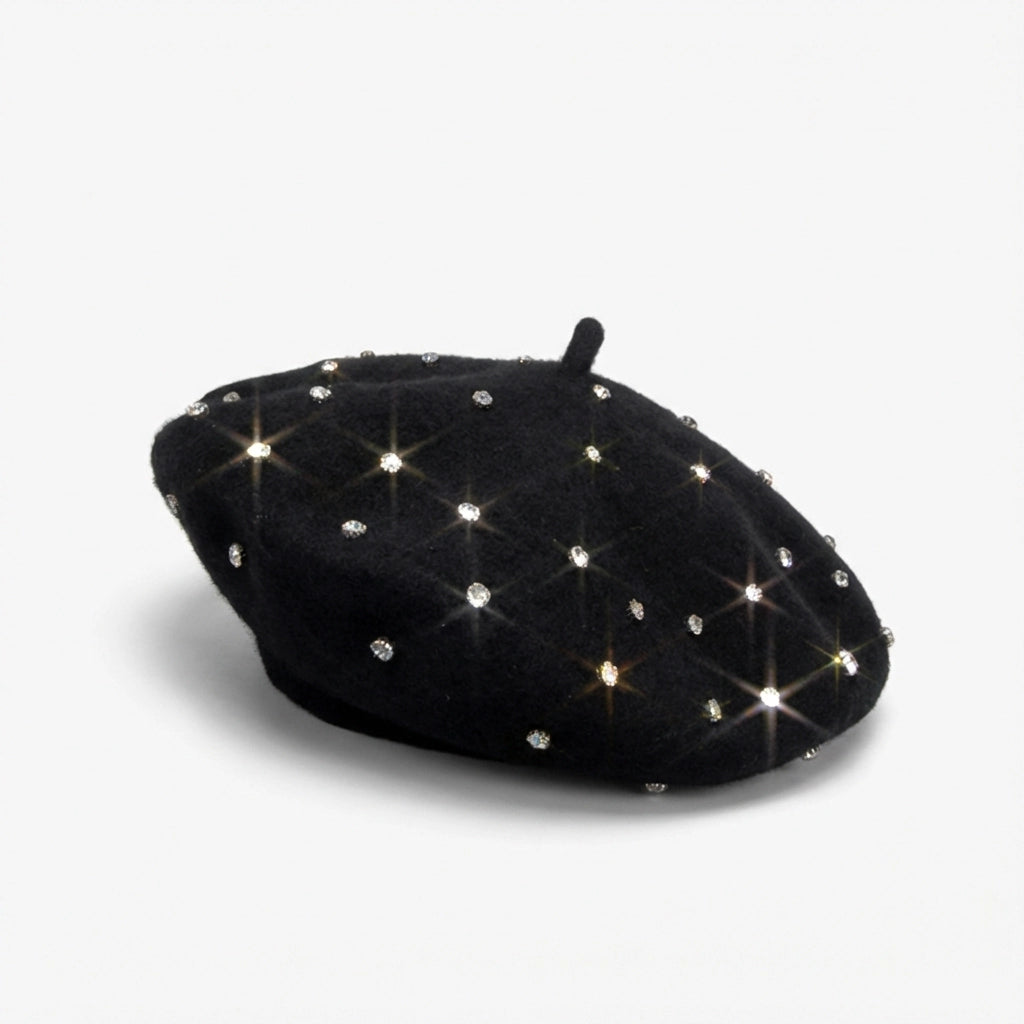 Beret Basque Avec Perles