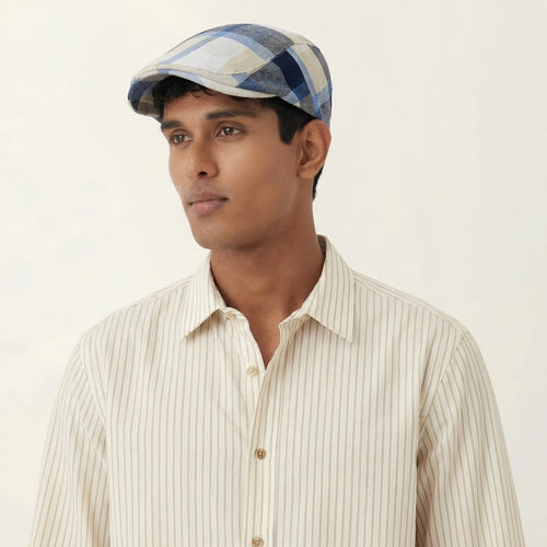 Beret A Carreaux Homme