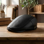 Beret Casquette Homme Cuir