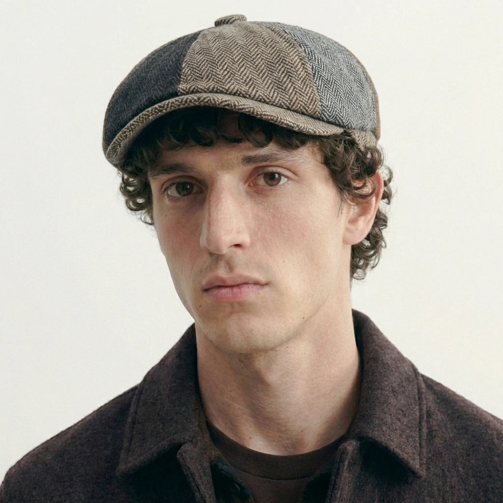 Casquette Beret Gavroche Homme Ecossaise