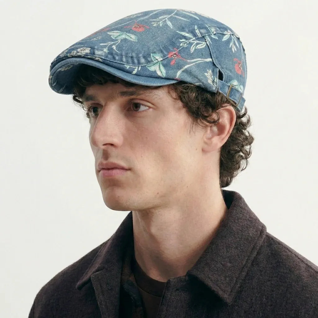 Beret Homme Fleur