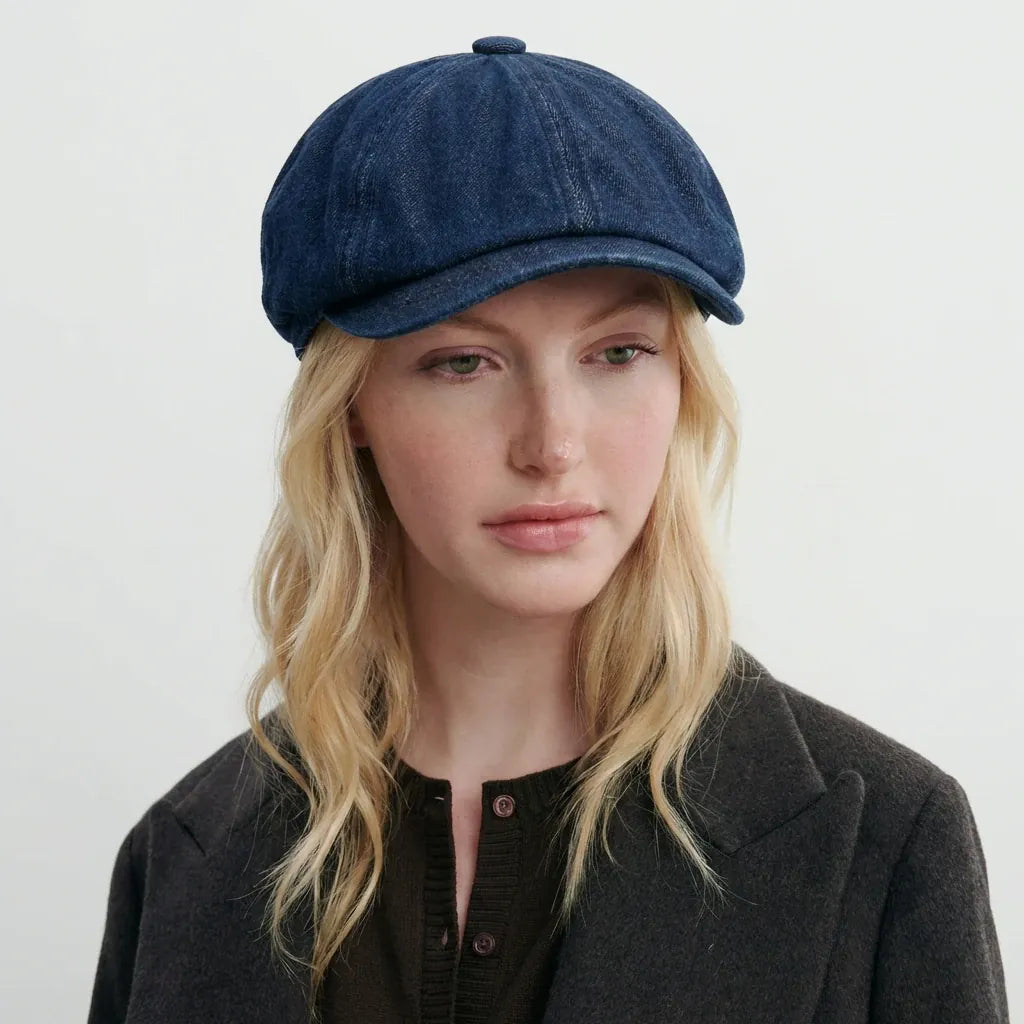 Casquette Gavroche Denim Femme
