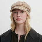 Beret A Carreaux Femme