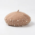Beret Femme Avec Perle