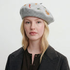 Beret Avec Broderies Femme