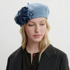Beret Avec Fleur