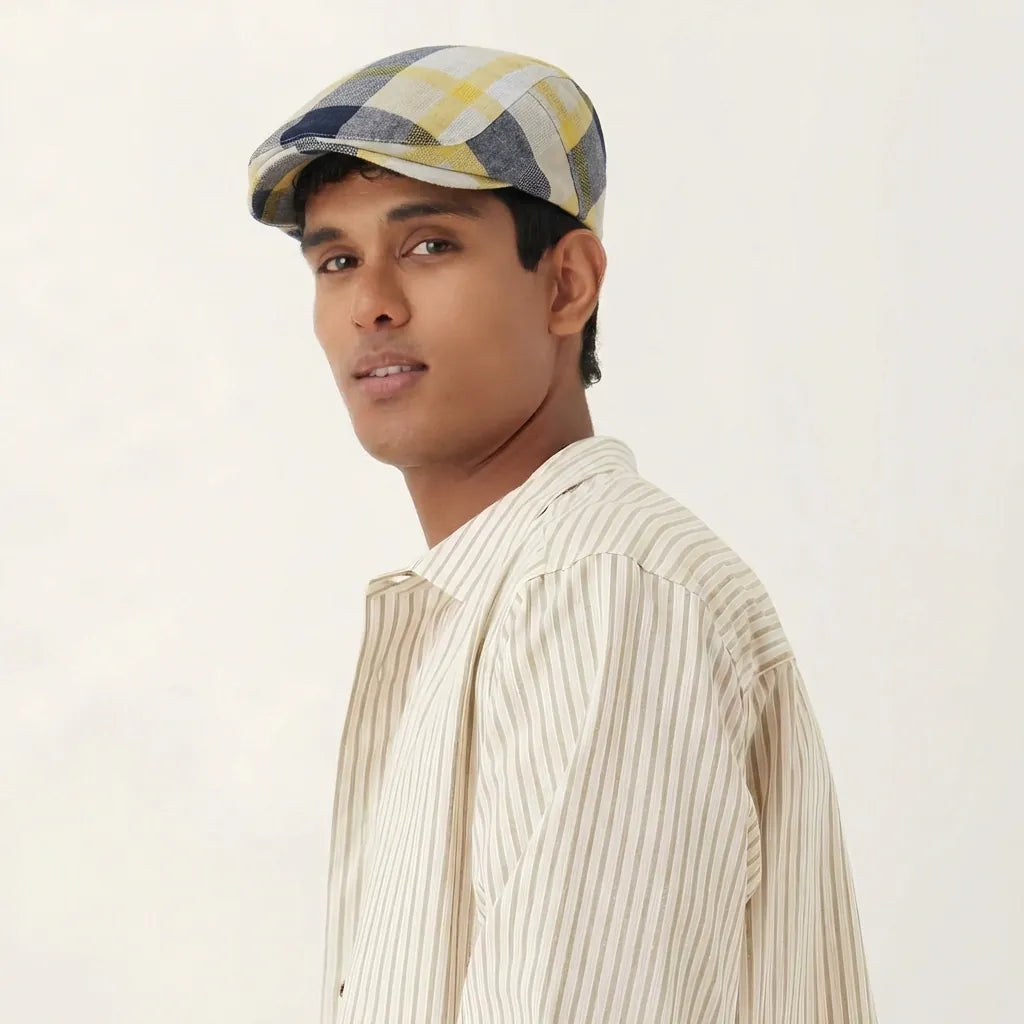 Beret A Carreaux Homme