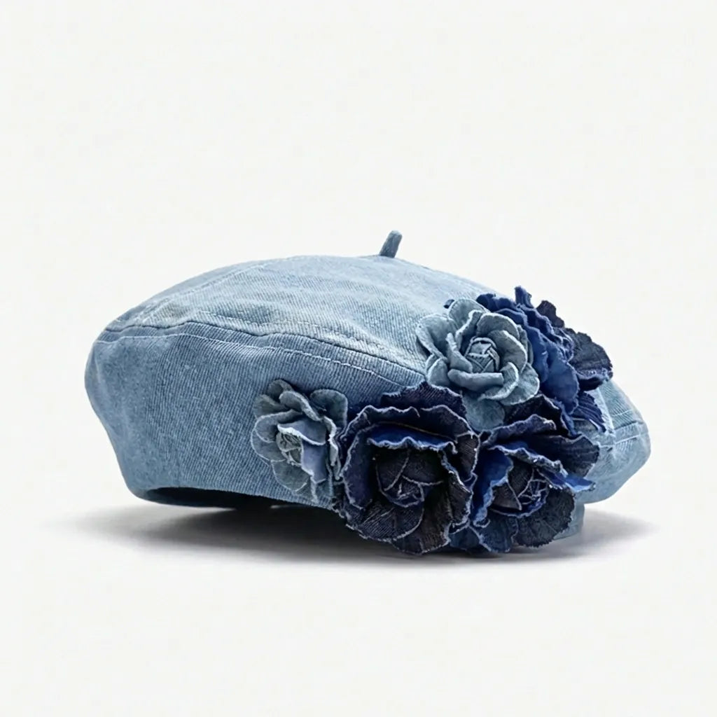 Beret Avec Fleur