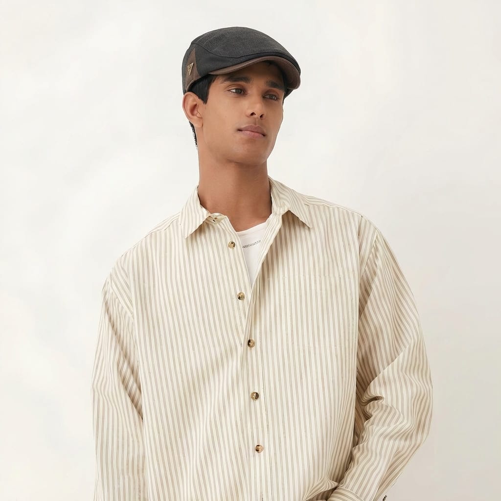 Beret Casquette Plate Homme