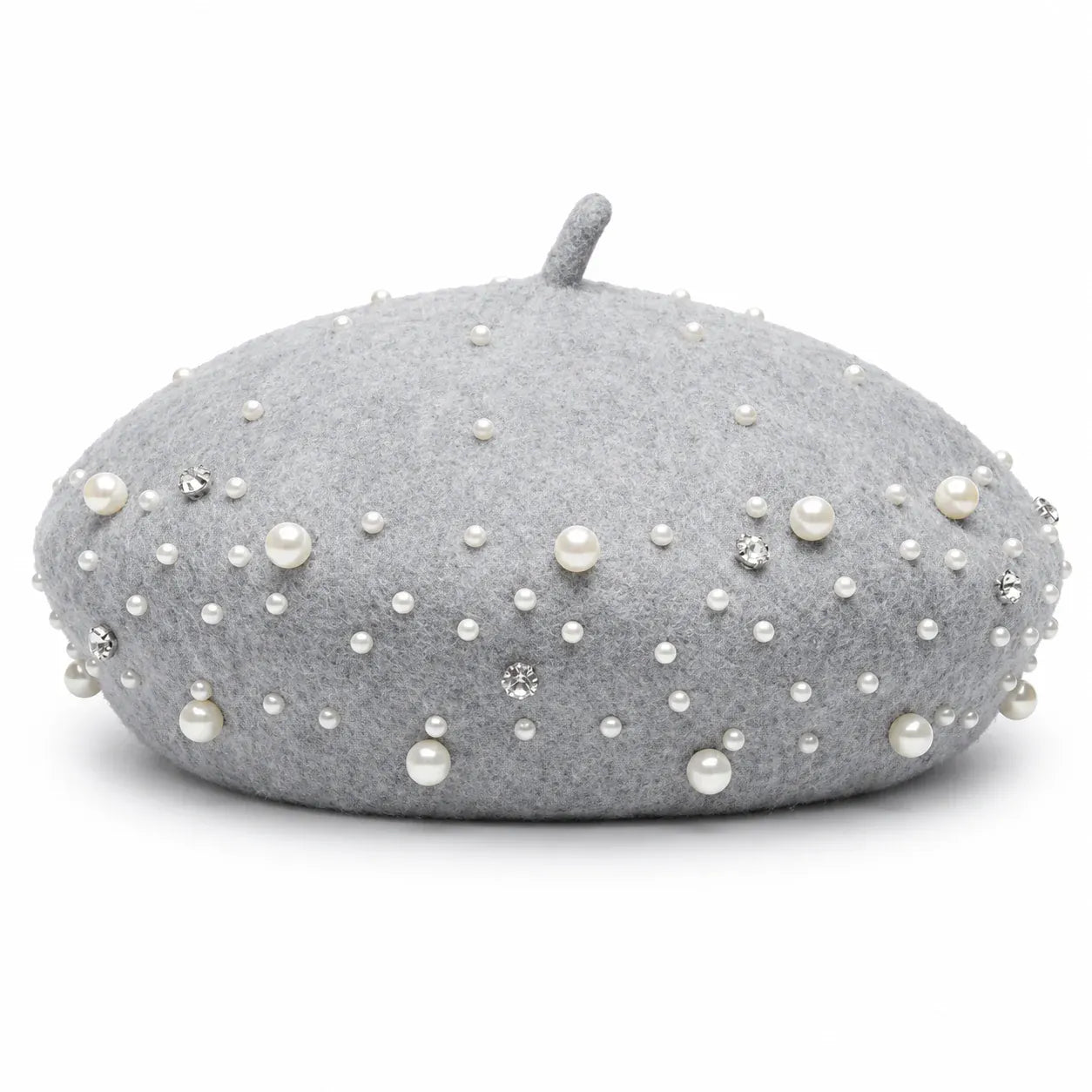 Beret Femme Avec Perle