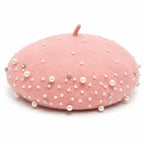 Beret Femme Avec Perle