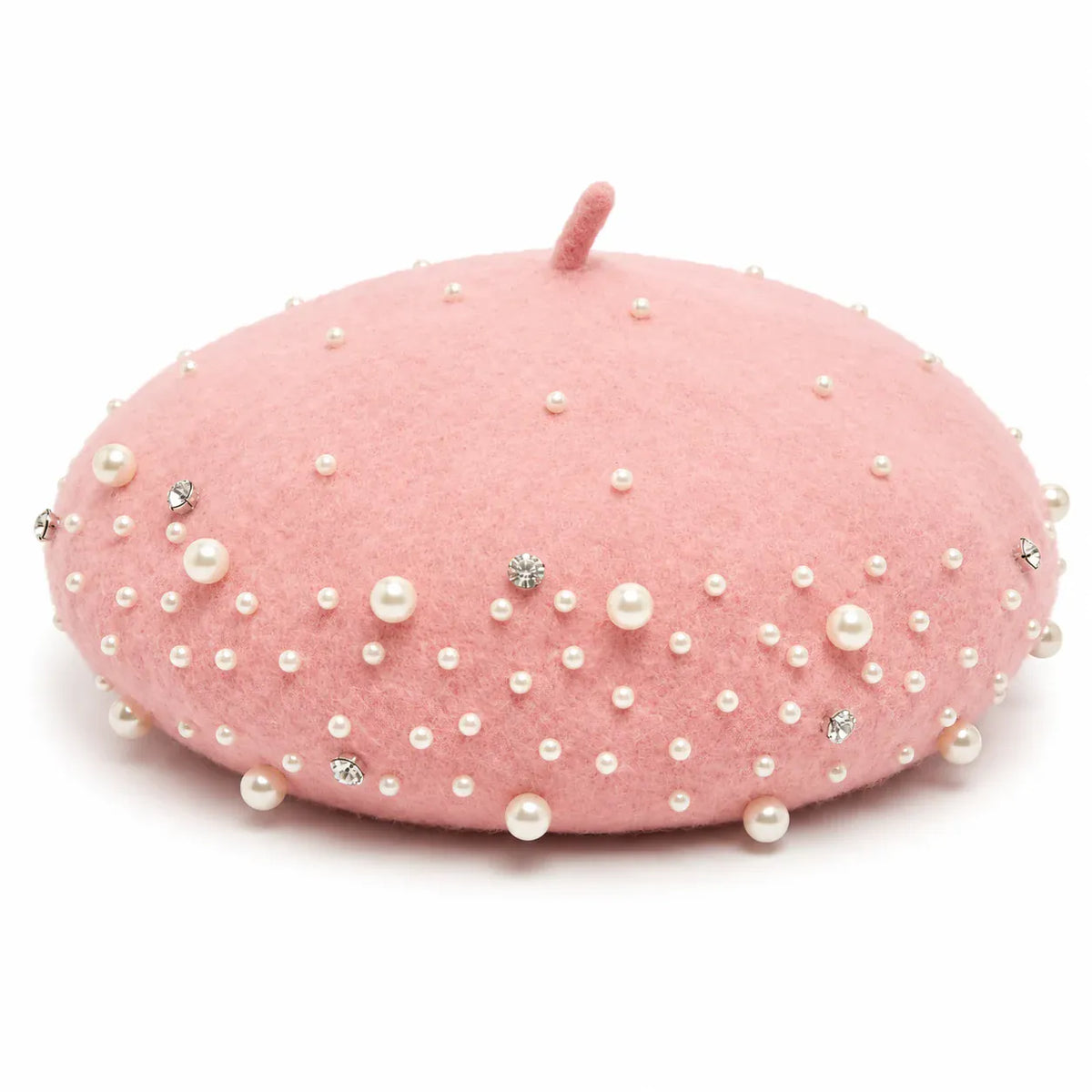 Beret Femme Avec Perle