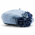 Beret Avec Fleur
