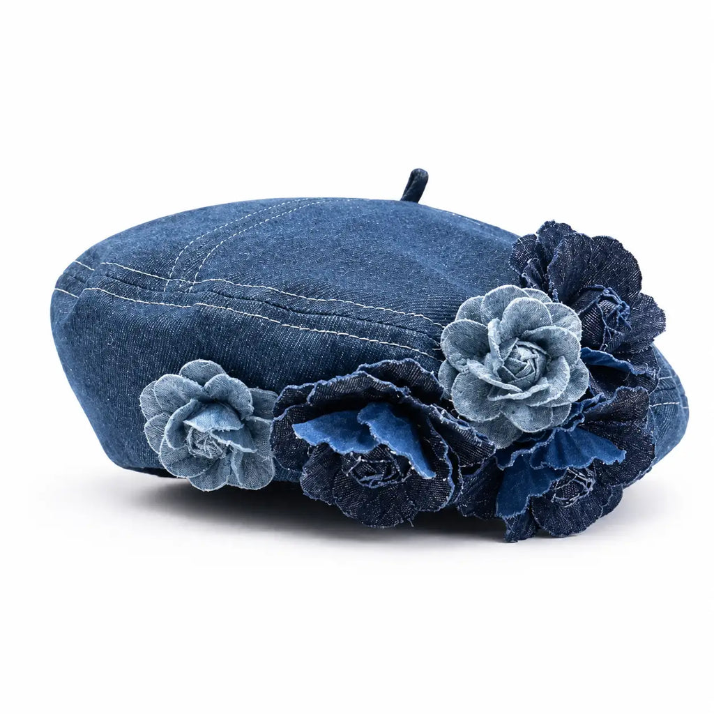 Beret Avec Fleur