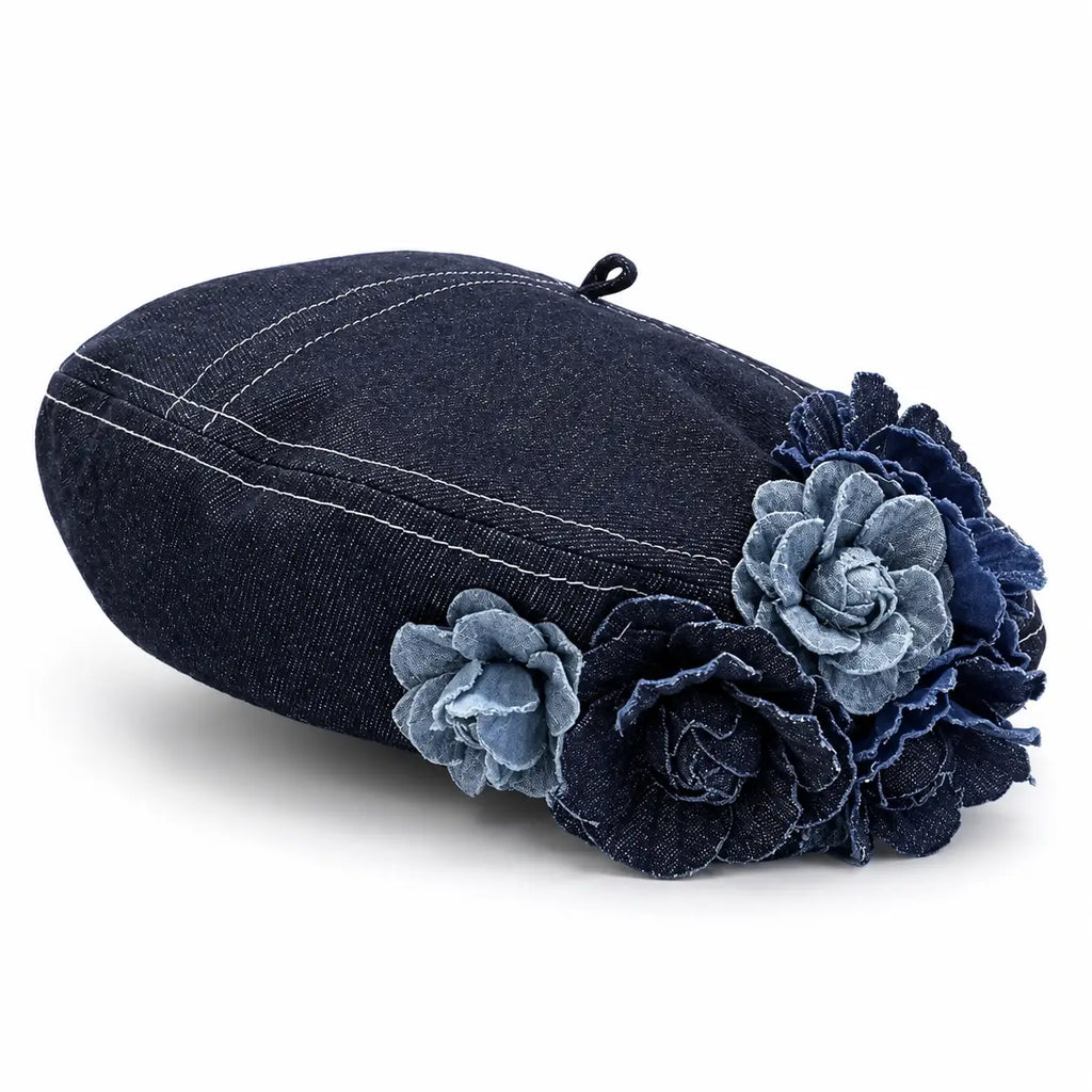 Beret Avec Fleur