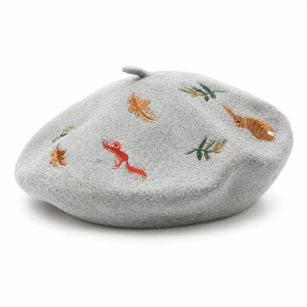 Beret Avec Broderies Femme
