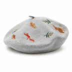 Beret Avec Broderies Femme