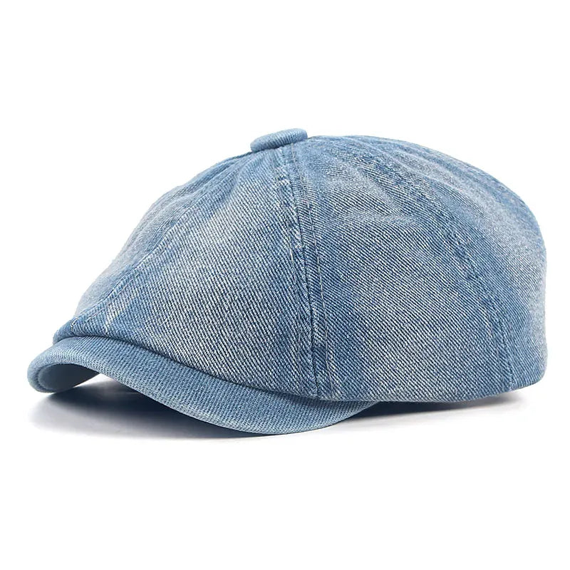 Casquette Gavroche Denim Femme