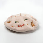 Beret Avec Broderies Femme