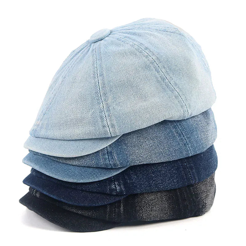 Casquette Gavroche Denim Femme