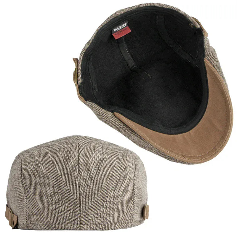 Beret Chevron Avec Sangle Ajustable