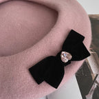 Beret Avec Noeud Papillon