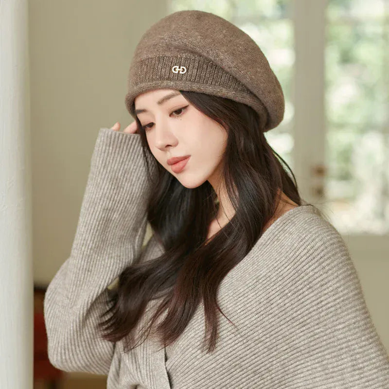 Bonnet Beret Femme Hiver