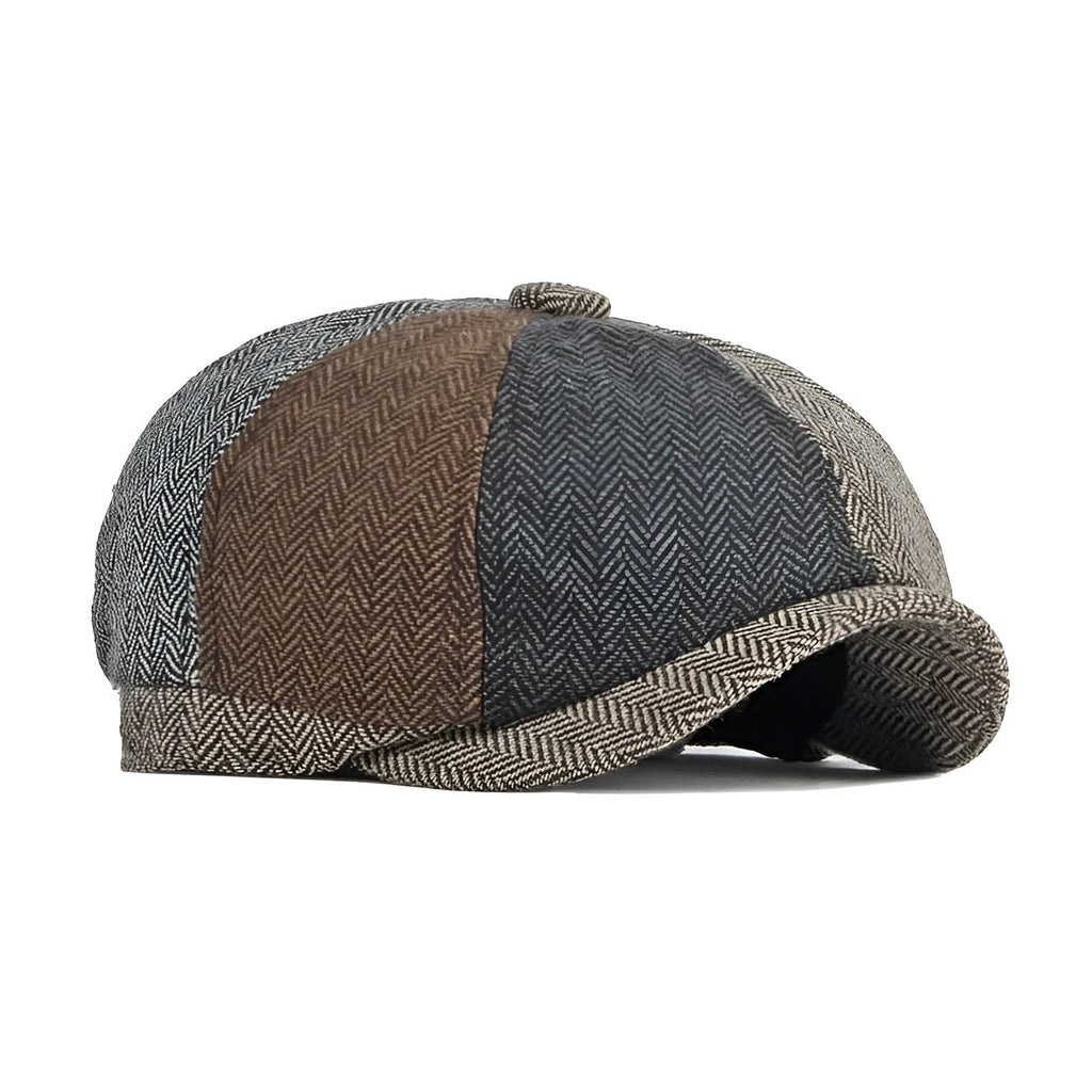 Casquette Beret Gavroche Homme Ecossaise