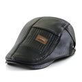 Casquette Beret Homme Cuir