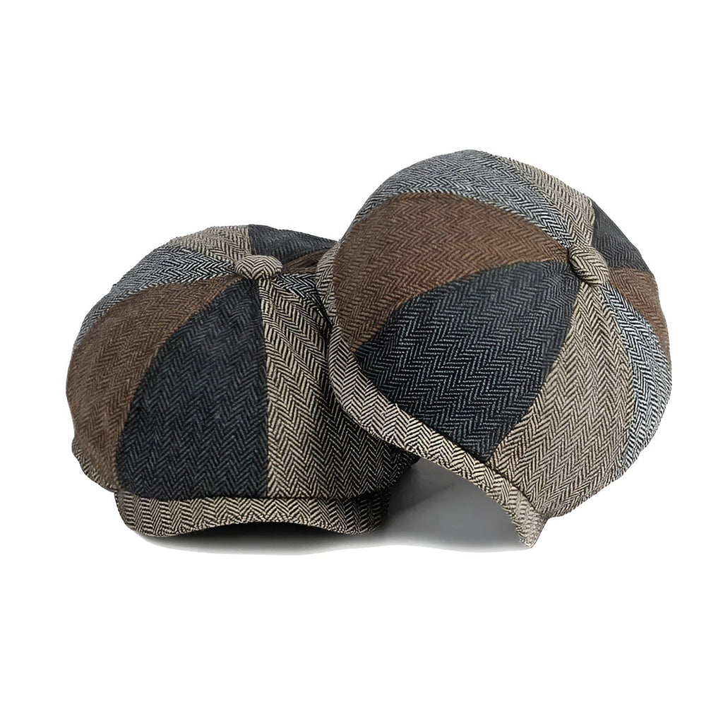 Casquette Beret Gavroche Homme Ecossaise