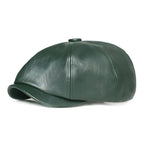 Casquette Gavroche Cuir Homme