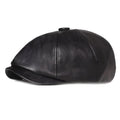 Casquette Gavroche Cuir Homme