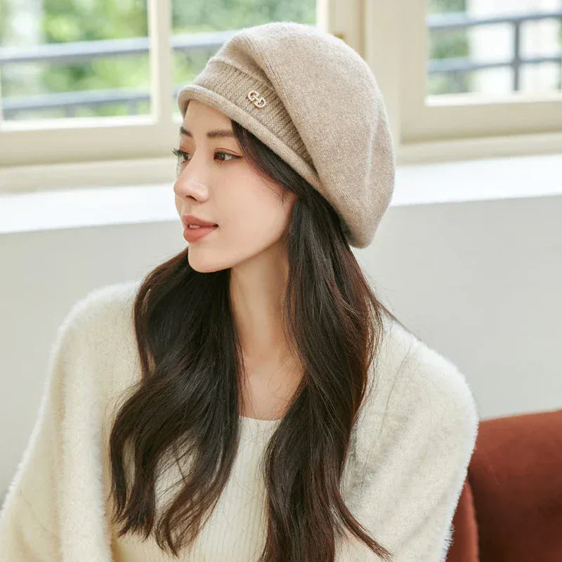 Bonnet Beret Femme Hiver