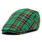 Beret Casquette Carreaux Homme