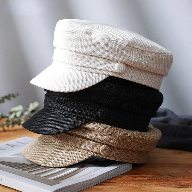 Casquette À Visiere Beret Femme Hiver