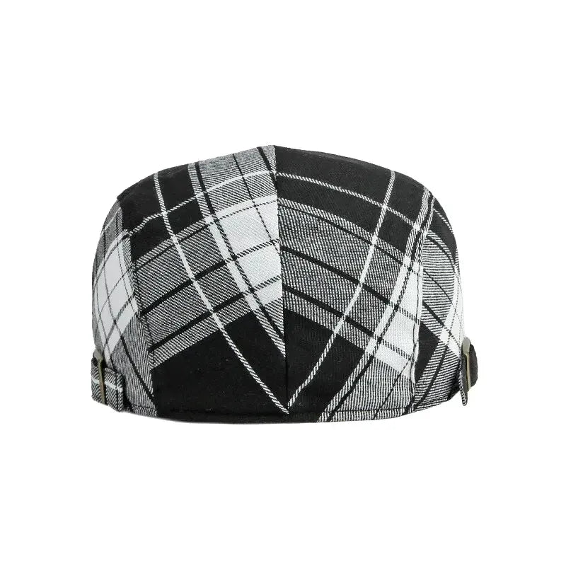 Beret Jeune Homme A Carreaux