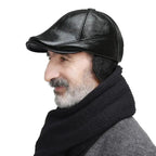 Casquette Cuir Avec Cache Oreille