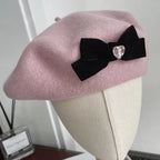 Beret Avec Noeud Papillon